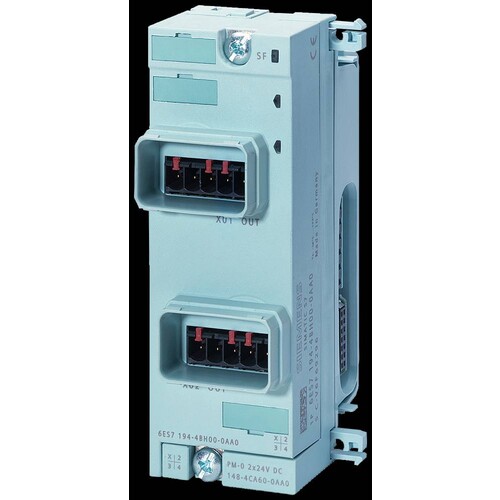 6ES7148-4CA60-0AA0 Siemens SIMATIC ET 200pro PM-O DC 2x24 V Produktbild