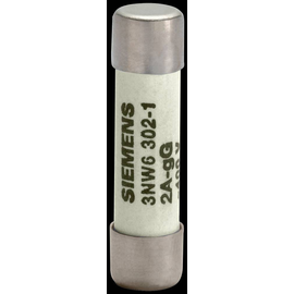 3NW6302-1 Siemens SENTRON, Zylindersicherungseinsatz, 8x32 mm, 2 A Produktbild