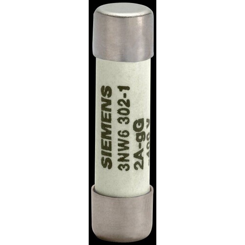 3NW6302-1 Siemens SENTRON, Zylindersicherungseinsatz, 8x32 mm, 2 A Produktbild