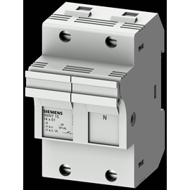 3NW7151 Siemens SENTRON, Zylindersicherungshalter, 14x51 mm, 1P+ Produktbild front M