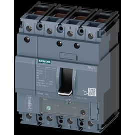3VA1180-4EF46-0AA0 Siemens Leistungsschalter 3VA1 IEC Frame 160 Sc Produktbild