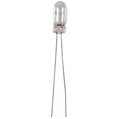 19338 Scharnberger+H. Glühlampe T1 1/4 mit Drahtenden 4x12mm   12V  80MA Produktbild Front View L