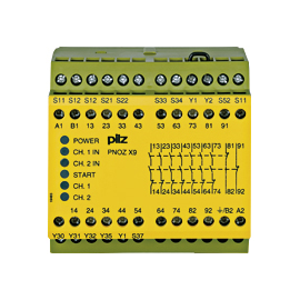 774609 Pilz Not-Aus-Schaltgerät PNOZ X9 24AC 24DC 7n/o 2n/c 2so Produktbild