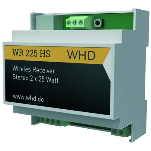 113-225-00-100-00 WHD WHD WR 225 HS, WLAN Audioempfänger mit 2x25W Verstärke Produktbild Front View L
