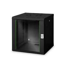 DN-19-12U-6/6-SW Digitus 19 Schrank Wandmontage 12HE hxbxt=643x600x600mm SW Produktbild