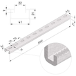 10280 Trayco SP41 21 15 3PG Tragprofil   Supporting profile Produktbild