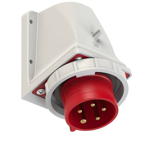 5152-6k PC-Electric Wandgerätestecker 16A 5p 6h IP67 Produktbild Front View L