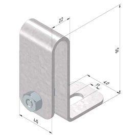 10016 Trayco CL60-DB-PG Abstandsbügel Produktbild