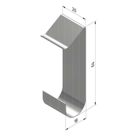 10014 Trayco CL60-CCL-SS Deckelklammer für Kabelleiter Produktbild