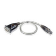 UC232A-AT Aten USB 2.0 Kabel USB A Stecker   DB9 male 0.35 m Grau Produktbild