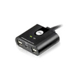 US224-AT Aten 2 Port USB Schalter Schwarz Produktbild