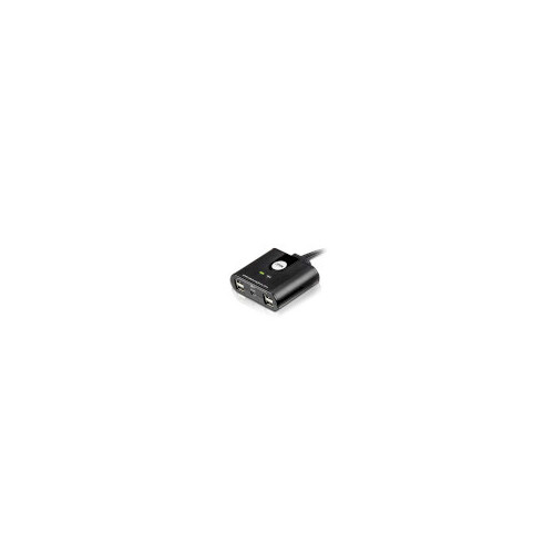 US224-AT Aten 2 Port USB Schalter Schwarz Produktbild Front View L