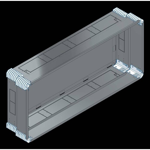 PW-1E/K Mehler Putzwanne m. Rückwand, komplett Produktbild Front View L
