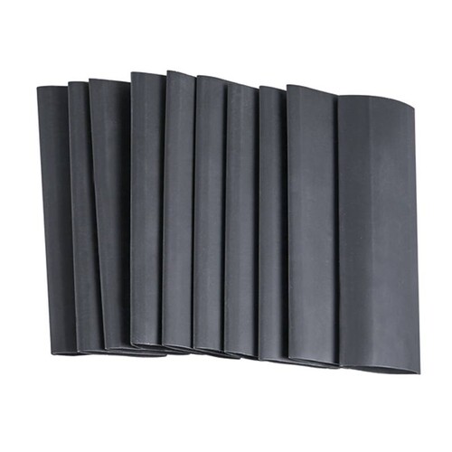 267000 Haupa Wärmeschrumpfschlauch 2:1, schwarz, 2,5 1,0, 50 St. Produktbild Front View L