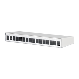 130861-1602KE Metz Connect Keystone AP Gehäuse 16 Port   reinweiß RAL9010 Produktbild