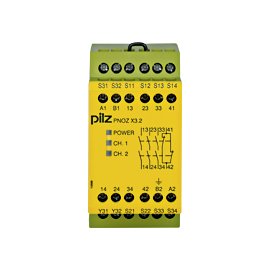 774309 Pilz PNOZ X3.2 230VAC 24VDC 3n/o 1n/c 1so Produktbild