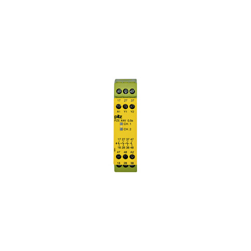 774580 Pilz PZE X4V 0,5/24VDC 4n/o fix Produktbild Front View L