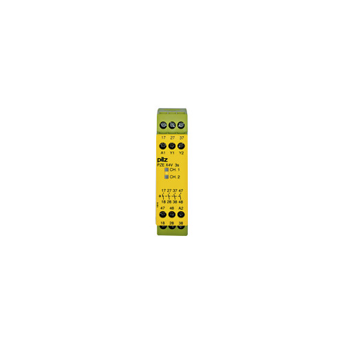 774583 Pilz PZE X4V 3/24VDC 4n/o fix Produktbild Front View L