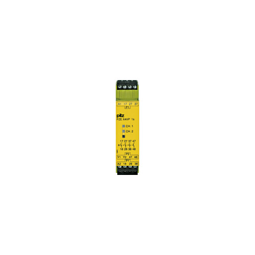 777581 Pilz PZE X4VP 1/24VDC 4n/o fix Produktbild Front View L