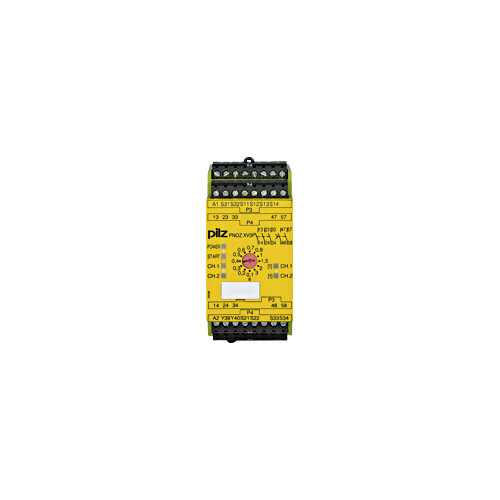 777512 Pilz PNOZ XV3P 3/24 VDC 3n/o 2n/o t Produktbild Front View L