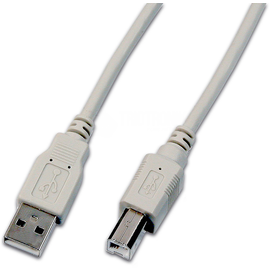 USB A-B MM 1.2 GR Wirewin Wirewin USB 2.0 Kabel, A Stecker/B Stecker, Farbe: Produktbild