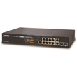 GS-5220-8P2T2S Planet IPv4/IPv6 L2+/L4 Managed 8 Port 802.3at High Power Produktbild front S