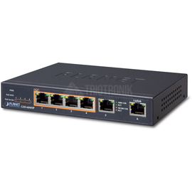 GSD-604HP Planet 4 Port 10/100/1000T 802.3at POE + 2 Port 10/100/1000T Produktbild front M