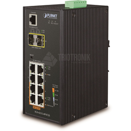 IGS-4215-4P4T2S Planet IP30 Industrial L2/L4 4 Port 10/100/1000T 802.3at Produktbild front M