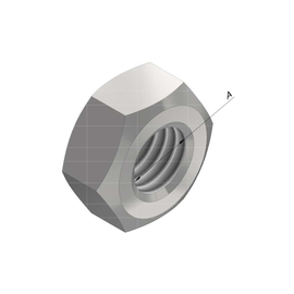 12789 Trayco N08 SS Mutter DIN934 Nut DIN 934 Produktbild front M