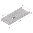 13822 Trayco CTLI35 200 3PG Kabelrinne integr. Verb leicht Cable Tray interl Produktbild front S