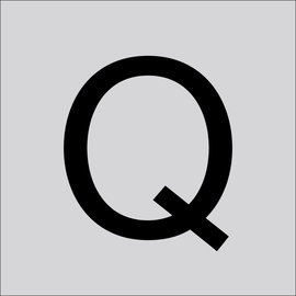 99222.013.Q RZB Buchstabe Q,100mm Produktbild front M