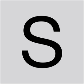 99222.013.S RZB Buchstabe S,100mm Produktbild