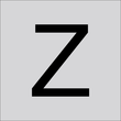 99222.013.Z RZB Buchstabe Z,100mm Produktbild front S