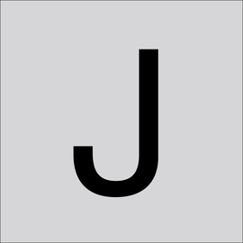 99220.003.J RZB Buchstabe J,40mm Produktbild front M