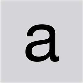 99221.003.A/K RZB Buchstabe a,60mm Produktbild front M