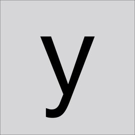 99222.003.Y/K RZB Buchstabe y,100mm Produktbild front M