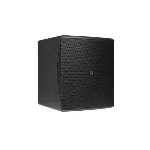 BASO10/B Audac Subwoofer 10 Zoll bassreflex 225W RMS / 8 OHM   schwarz Produktbild Front View L