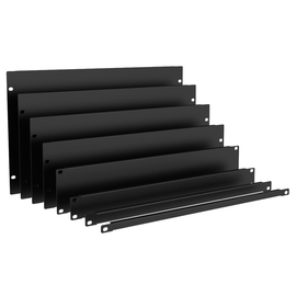 BSF05 Caymon 19Zoll Blindabdeckung 5HE schwarz Produktbild front M