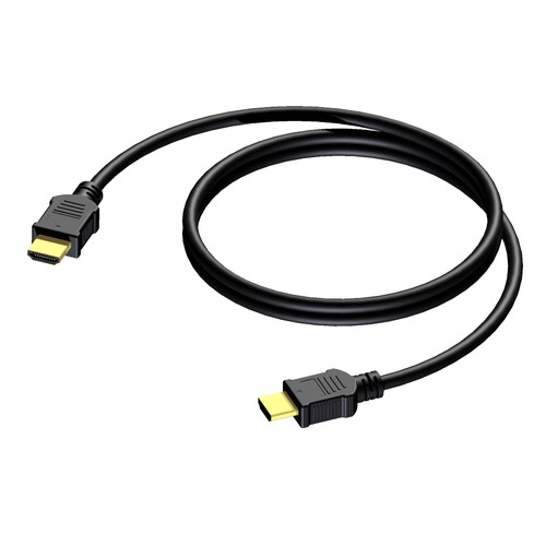 BSV110/0.5 Procab HDMI-A Kabel Highspeed Ethernet HDMI-A Male    0.5M Produktbild Front View L
