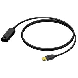 BXD602/12 Procab USB Verlängerungskabel aktiv,12m, schwarz Produktbild
