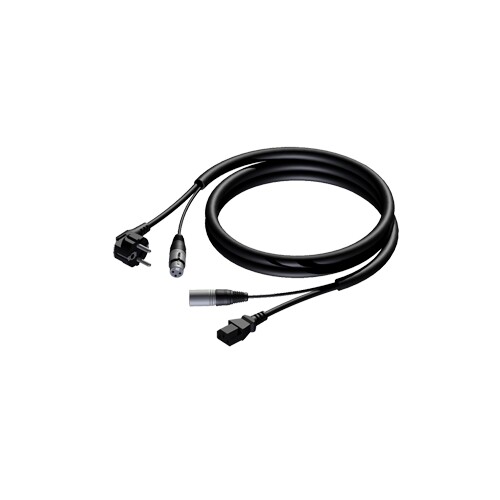 CAB400/10 Procab Kabel SchukoPower/XLR- F auf Europower XLR-M   3G1   10M Produktbild