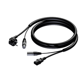 CAB400/15 Procab Kabel SchukoPower/XLR- F auf Europower XLR-M   3G1   15M Produktbild