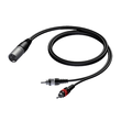 CAB703/1.5 Procab Kabel XLR-Stecker 2x Cinchstecker 1,5m Produktbild