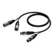 CAB710/3 Procab XLR-Kabel 2xMale/2xF. 3m Produktbild front S