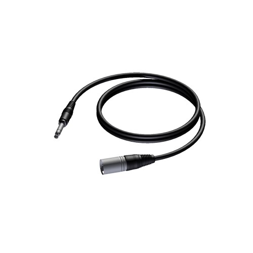 CAB724/1.5 Procab Kabel XLR-Klinke, m/m 6,3 1.5M stereo Produktbild