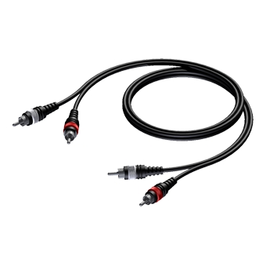 CAB800/0.5 Procab Cinchkabel 2x Stecker/Stecker 0,5m Produktbild