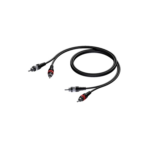 CAB800/0.5 Procab Cinchkabel 2x Stecker/Stecker 0,5m Produktbild