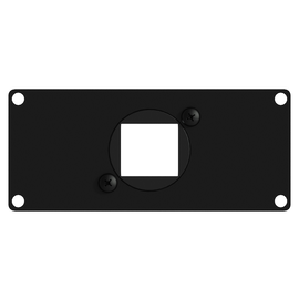 Casy106/B Caymon Casy 1 fach Modul für Keystone Adapter, schwarz Produktbild front M
