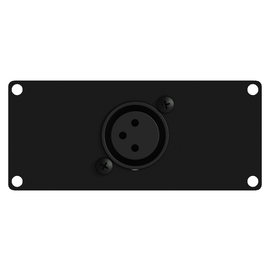 Casy121/B Caymon Casy 1 fach Modul für XLR-Buchse zu 3 Pin Anschluss, schwarz Produktbild