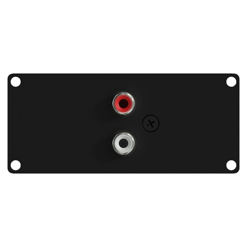 Casy132/B Caymon Casy 1fach Modul mit 2x Cinch zu 3 PIN TB  schwarz Produktbild